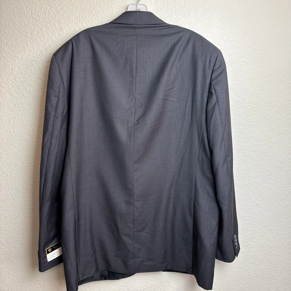 NWT Genevie Uomo Milan Italy Men's Suit Blazer Jacket‎ 44L